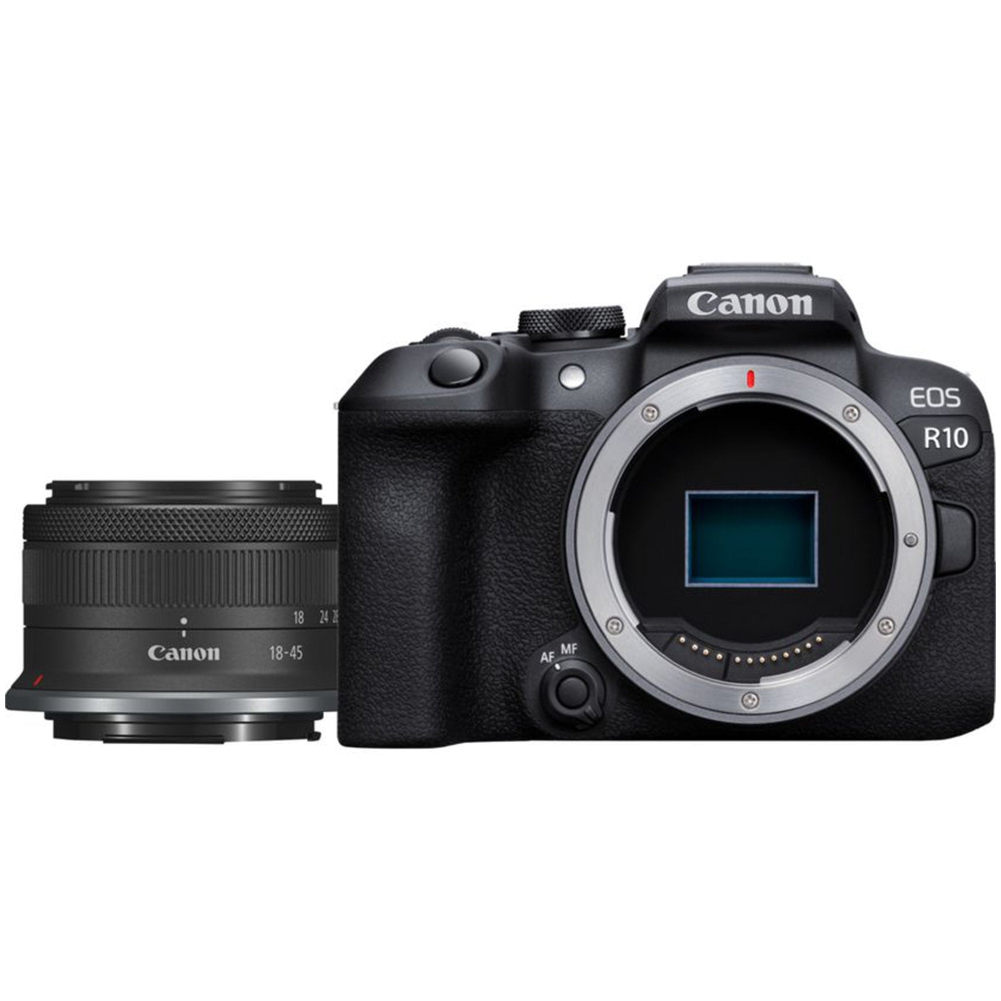 The perfect holiday, vlogging or family camera kit. Start your mirrorless journey with the Canon EOS R10 and RF-S 18-45mm Lens. Offering 24.2 MP and 4K video.