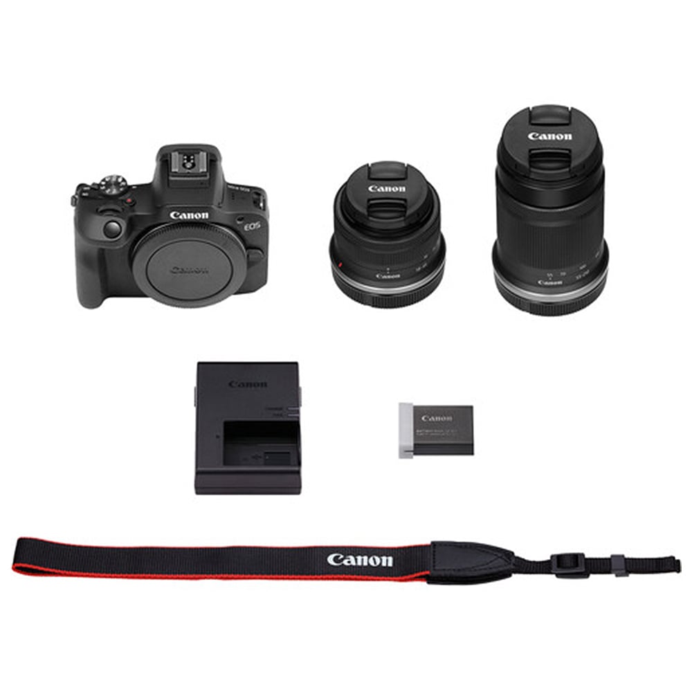 Explore photography and capture unforgettable memories with this telephoto zoom lens kit perfectly suited for the EOS R100 camera.