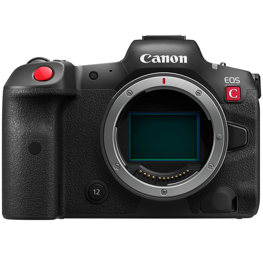 Canon EOS R5 C Mirrorless Camera: 45MP full-frame sensor, 8K 60p video, DIGIC X processor, RF mount, Dual Pixel CMOS AF II, 20fps shooting, 5-axis IS, OLED EVF, active cooling, professional recording formats.