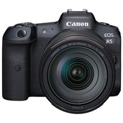 Canon EOS R5 with 24-105mm lens, 45MP sensor, 8K video, and image stabilisation.