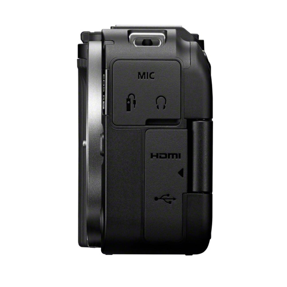 Canon EOS R50 V Mirrorless Camera: 24.2MP APS-C sensor, DIGIC X processor, Dual Pixel CMOS AF II, 4K 60p video, 6K oversampling, Full HD 120p slow motion, Canon Log 3, Wi-Fi, and interchangeable RF lenses.