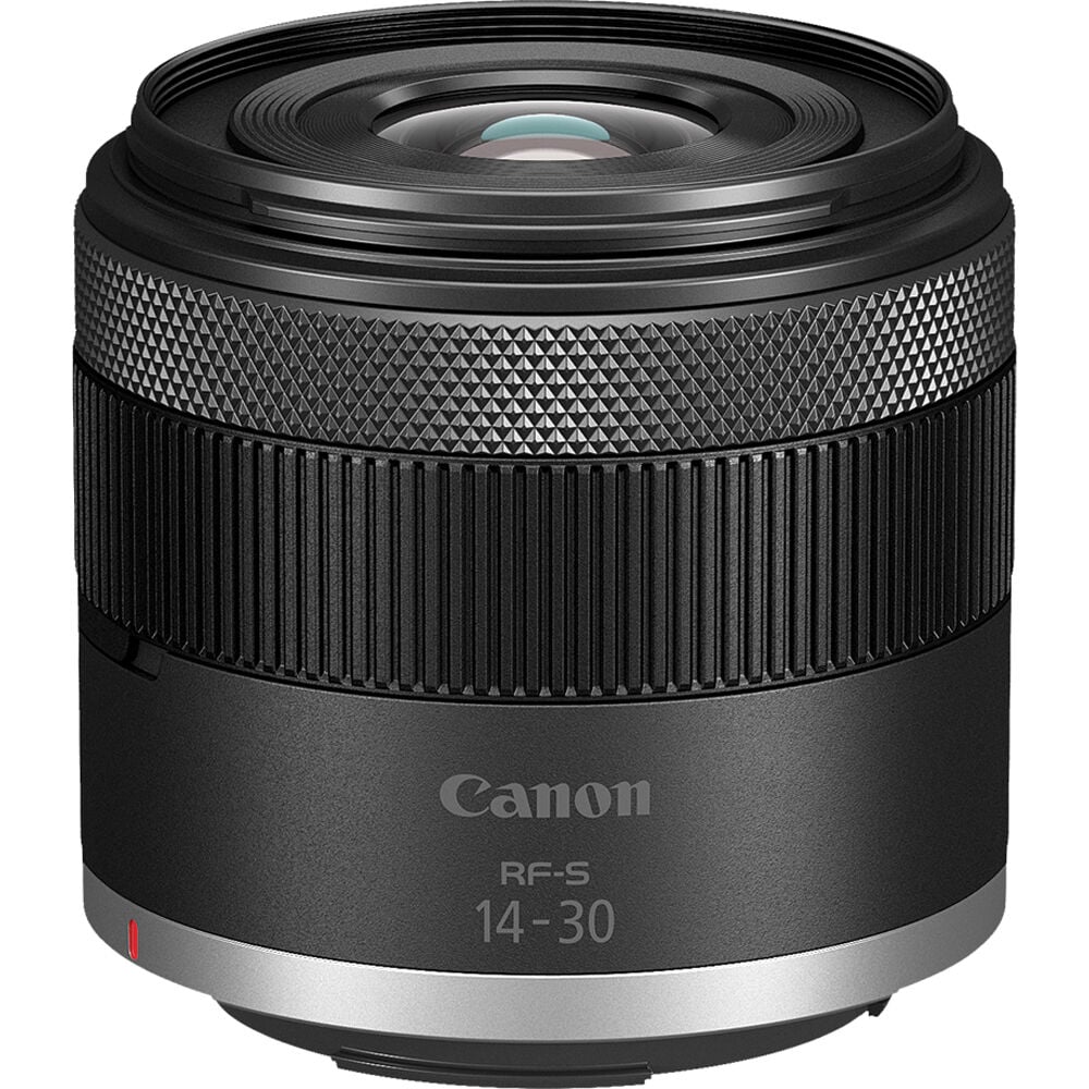 Canon EOS R50 V Mirrorless Camera + RF-S 14-30mm Lens: 24.2MP APS-C sensor, DIGIC X processor, 4K 60p video with 6K oversampling, Dual Pixel CMOS AF II, 3" vari-angle touchscreen, Wi-Fi, Bluetooth, RF-S 14-30mm f/4-6.3 IS STM PZ lens with power zoom and 5-stop stabilization included.