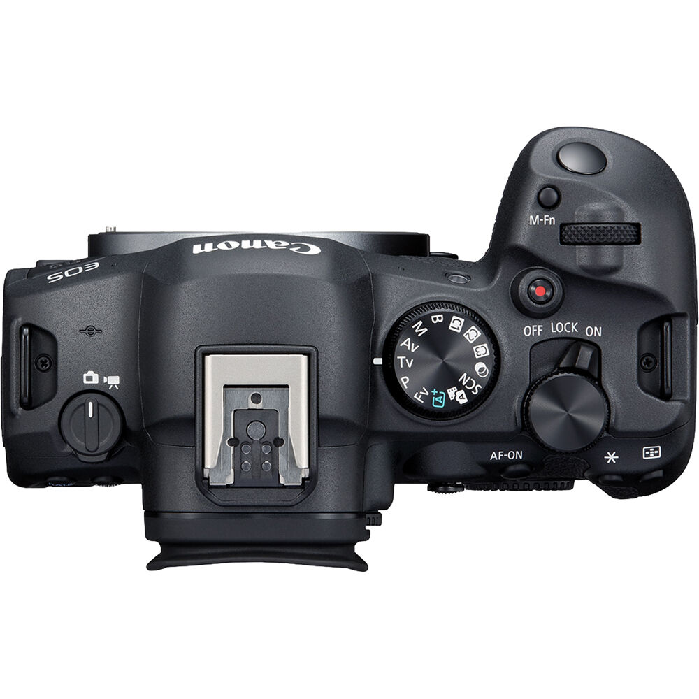 Canon EOS R6 Mark II full-frame mirrorless camera with advanced autofocus and 4K 60p video capabilities