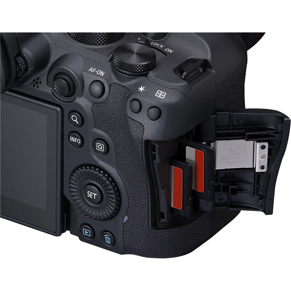 Canon EOS R6 Mark II full-frame mirrorless camera with advanced autofocus and 4K 60p video capabilities