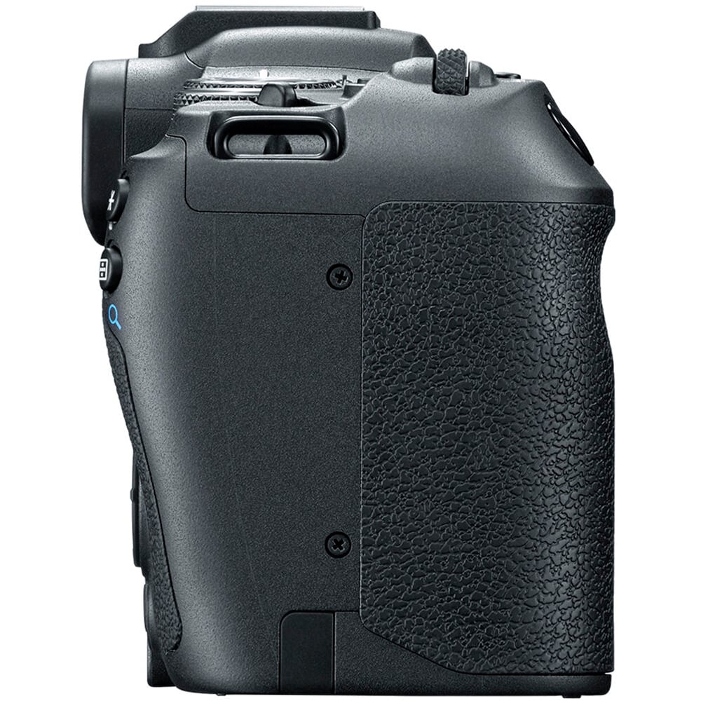 Canon EOS R8 with 24-50mm lens for vlogging and travel.