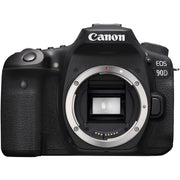 Canon EOS 90D camera body on a white background