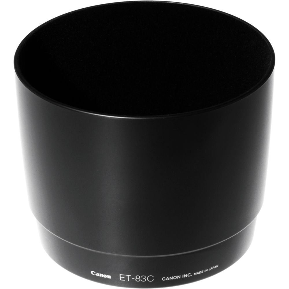 Shield your Canon EF 70-200mm f/2.8L IS II & III USM lenses from glare and stray light with the ET-83C Lens Hood, enhancing image quality and lens protection.