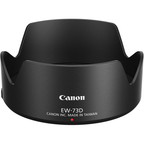 Canon’s EW 73 D Lens Hood helps minimise flare and provides extra lens protection. It works in conjunction with the EF S18-135MM F 3.5-5.6 IS USM lens.