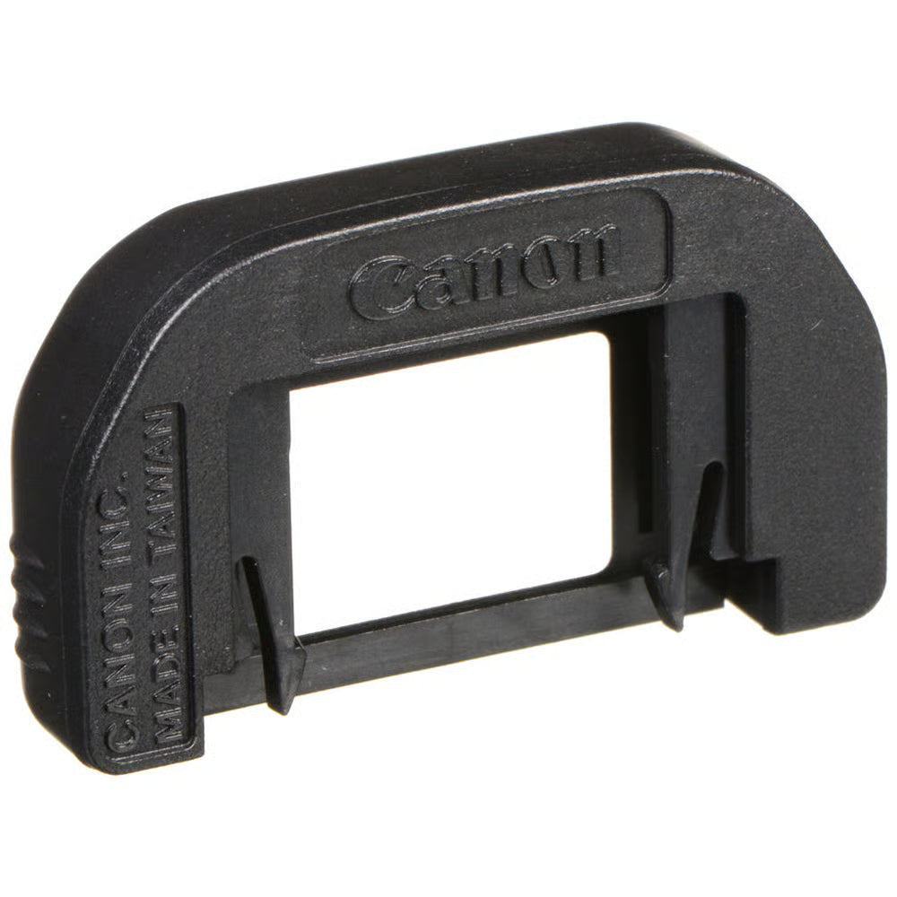 The Canon Eyecup EF provides cushioning around the camera’s eyepiece, and is useful to eyeglass wearers. 