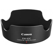 The Canon EW 63C Hood (18-55mm IS STM) shields the front element of the lens from unwanted light to prevent glare while providing protection against impact.