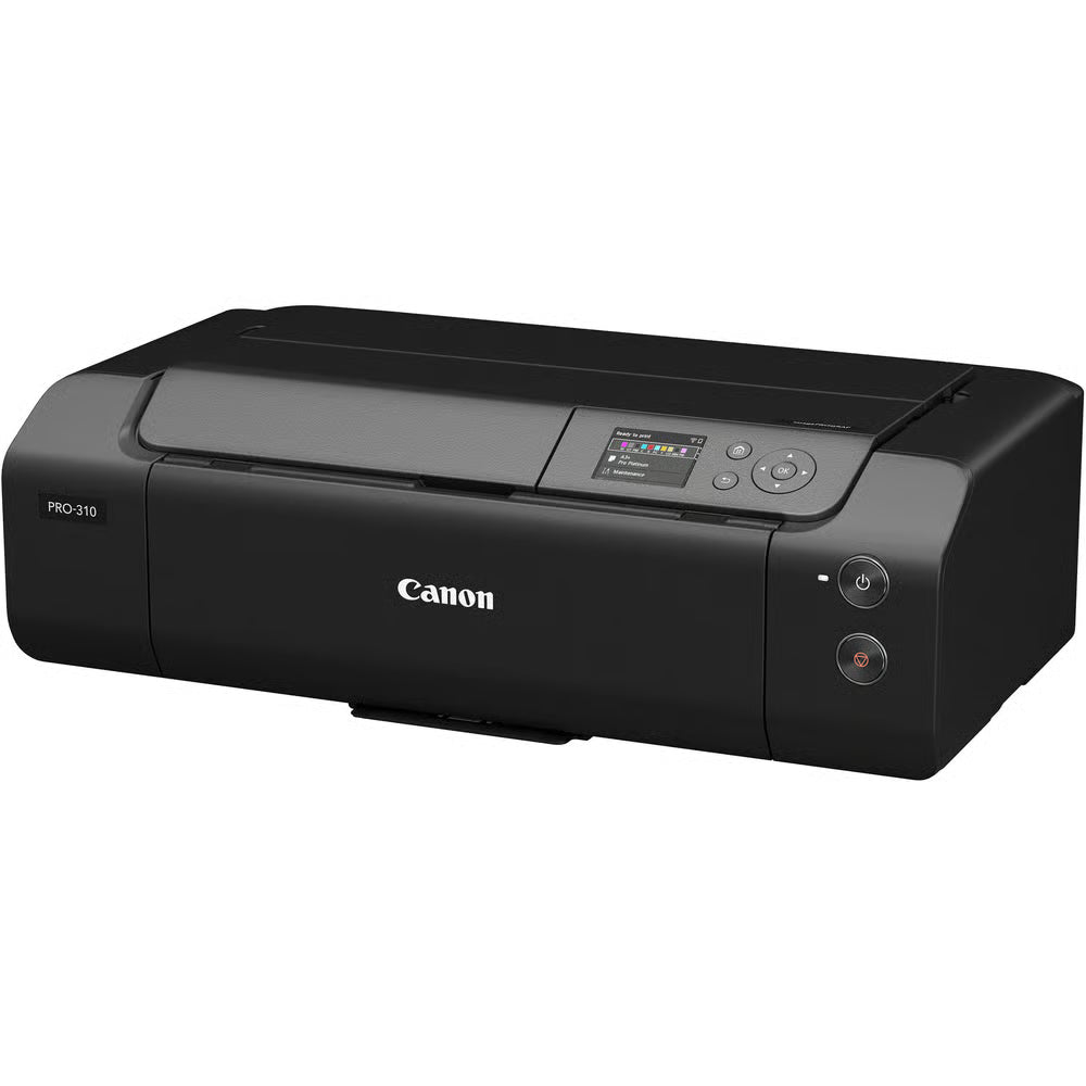 Print stunning, gallery-quality A3+ photos with the compact imagePROGRAF PRO-310 featuring 10-colour LUCIA PRO II inks and borderless printing.