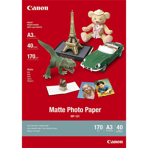 Canon MP-101 A3 Matte Photo Paper (40 Sheets)