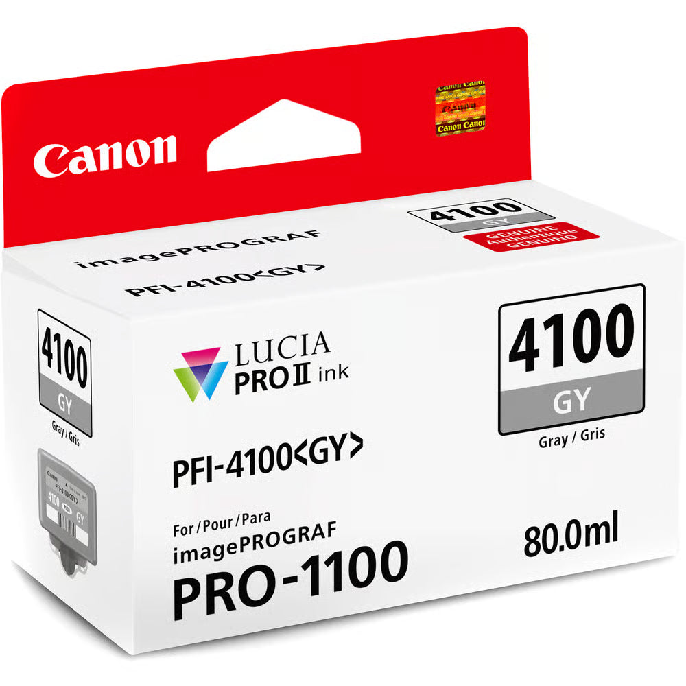 Shop superior print quality with Canon’s Lucia Pro II ink system in the PFI-4100 - delivers rich colours, scratch resistance, and long-lasting results.