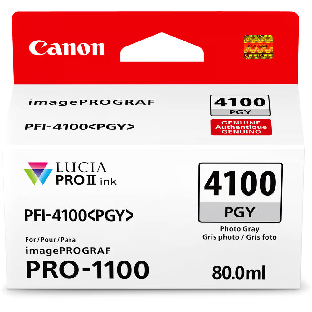 Achieve brilliant, professional-quality prints with Canon PFI-4100 ink, offering high durability for long-lasting, scratch-resistant results.