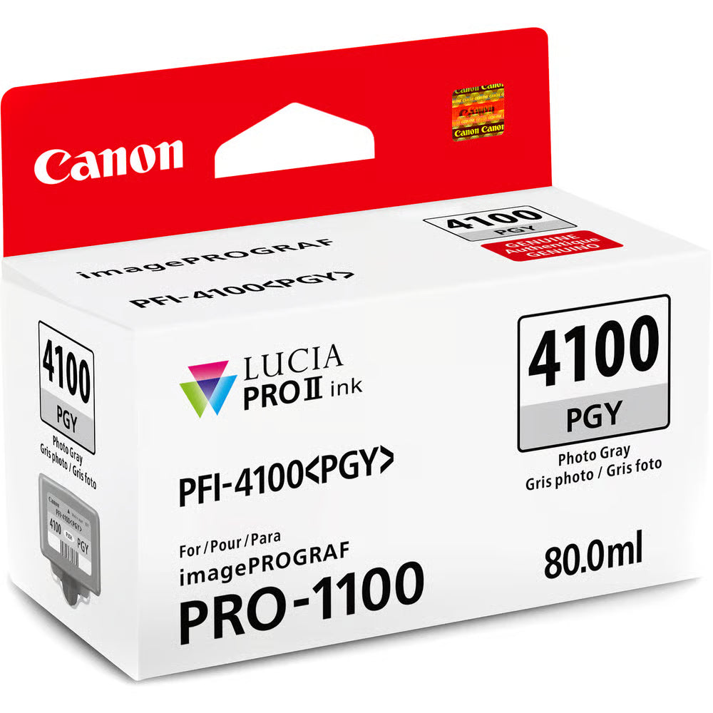 Achieve brilliant, professional-quality prints with Canon PFI-4100 ink, offering high durability for long-lasting, scratch-resistant results.