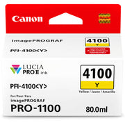 With Canon PFI-4100 ink for the PRO-1100, you can enjoy superior colour reproduction, scratch resistance, and professional-quality print perfect for fine art.