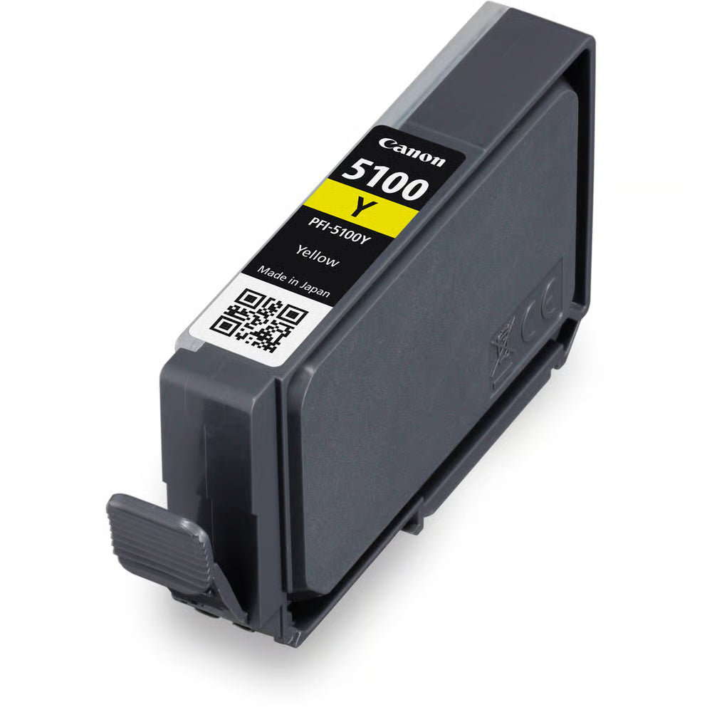 Ideal for sunlit scenes and realistic skin tones, the Canon PFI-5100 Yellow Ink Cartridge for Pro-310 produces warm tones and luminous highlights.