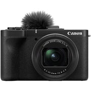 Canon PowerShot V1 Digital Camera: 22MP 1.4" CMOS sensor, 16-50mm f/2.8 lens, 4K 30p full-width and 4K 60p (1.4x crop) video, Dual Pixel CMOS AF II, built-in cooling, 3" vari-angle touchscreen, Canon Log 3, built-in ND filter, USB-C, mic input, headphone output, optical IS, up to 30fps burst.