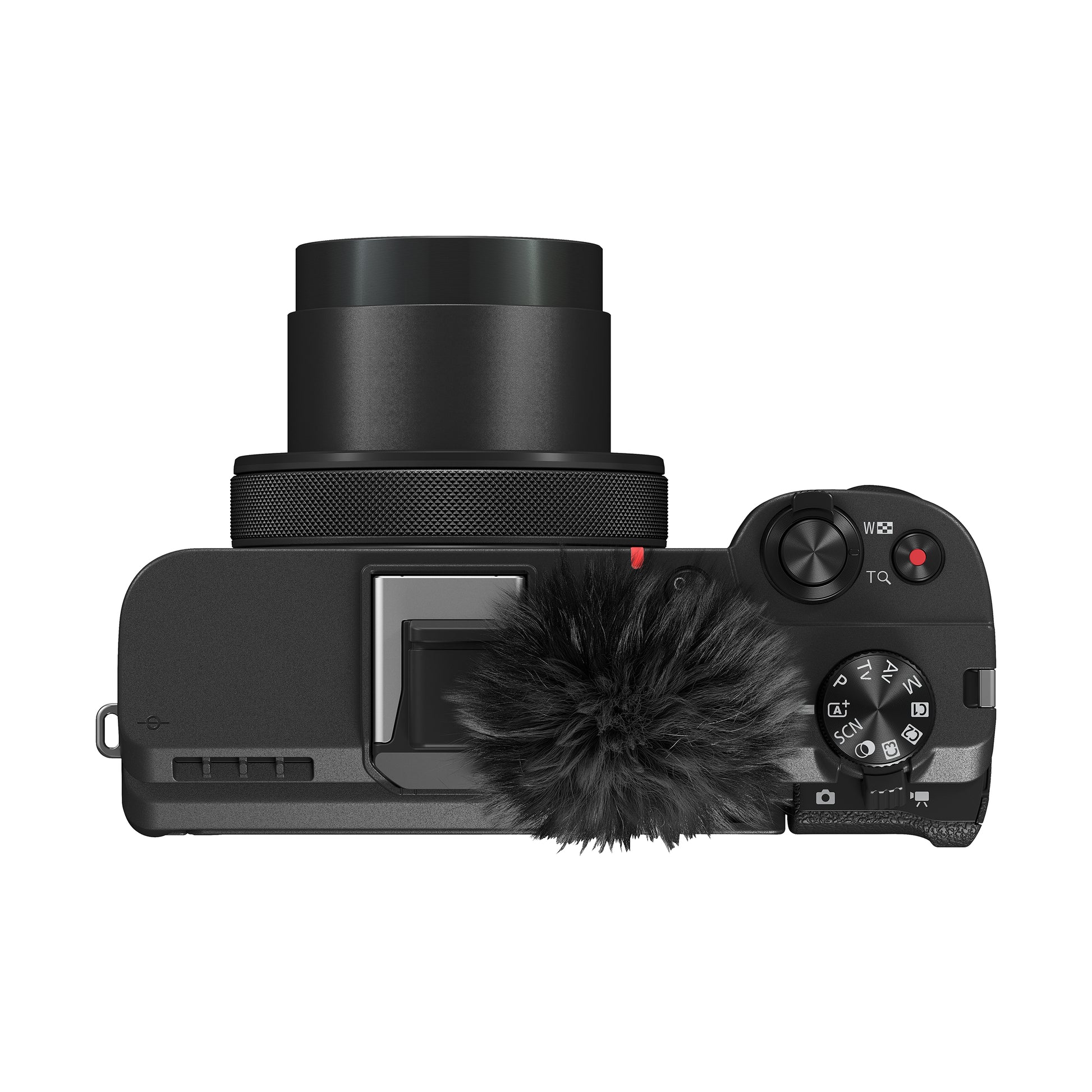 Canon PowerShot V1 Premium Vlogger Kit: 22MP 1.4" CMOS sensor, 16-50mm f/2.8-4.5 lens, 4K 30p full-width and 4K 60p (1.4x crop) video, Dual Pixel CMOS AF II, built-in cooling fan, 3" vari-angle touchscreen, Canon Log 3, built-in ND filter, mic input, headphone output, Wi-Fi, USB-C, 32GB SD card, tripod grip, and windscreen included.
