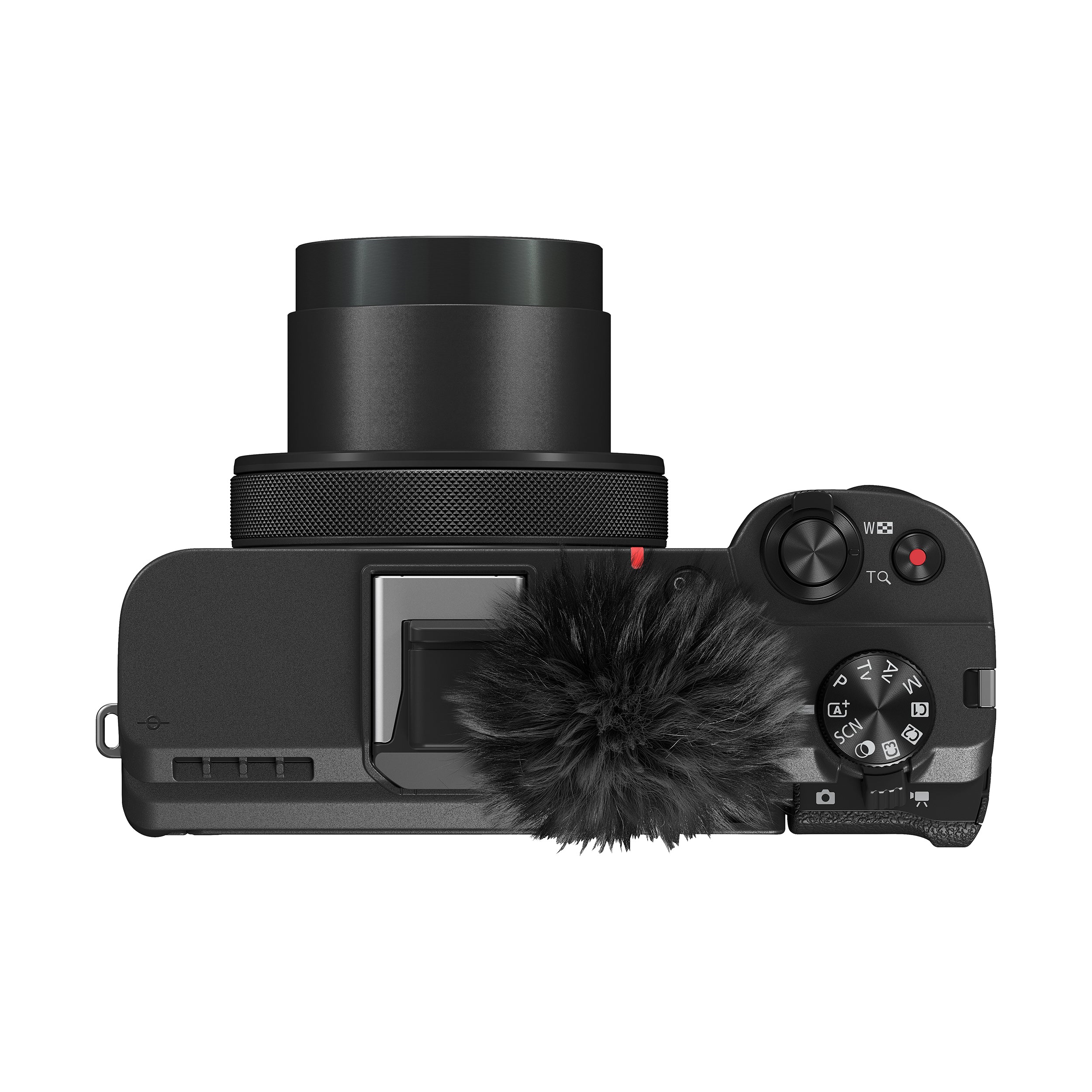 Canon PowerShot V1 Premium Vlogger Kit: 22MP 1.4" CMOS sensor, 16-50mm f/2.8-4.5 lens, 4K 30p full-width and 4K 60p (1.4x crop) video, Dual Pixel CMOS AF II, built-in cooling fan, 3" vari-angle touchscreen, Canon Log 3, built-in ND filter, mic input, headphone output, Wi-Fi, USB-C, 32GB SD card, tripod grip, and windscreen included.
