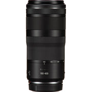Telephoto Canon RF 100-400 lens, fits on Canon R range cameras without the use of an adapter.