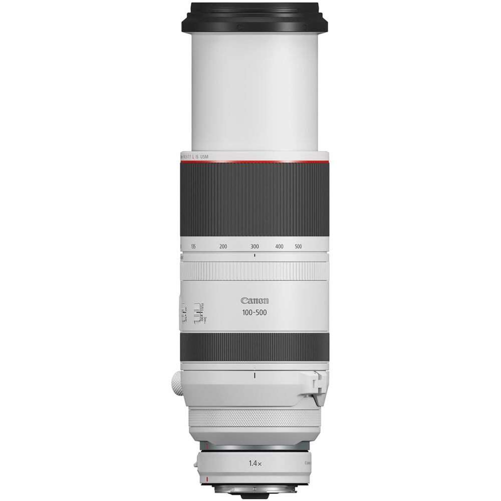 Canon camera lens on a white background