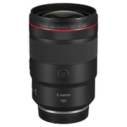 Canon RF 135mm f/1.8L IS USM telephoto lens for full-frame cameras with fast aperture, advanced optics, and 5.5-stop image stabiliser