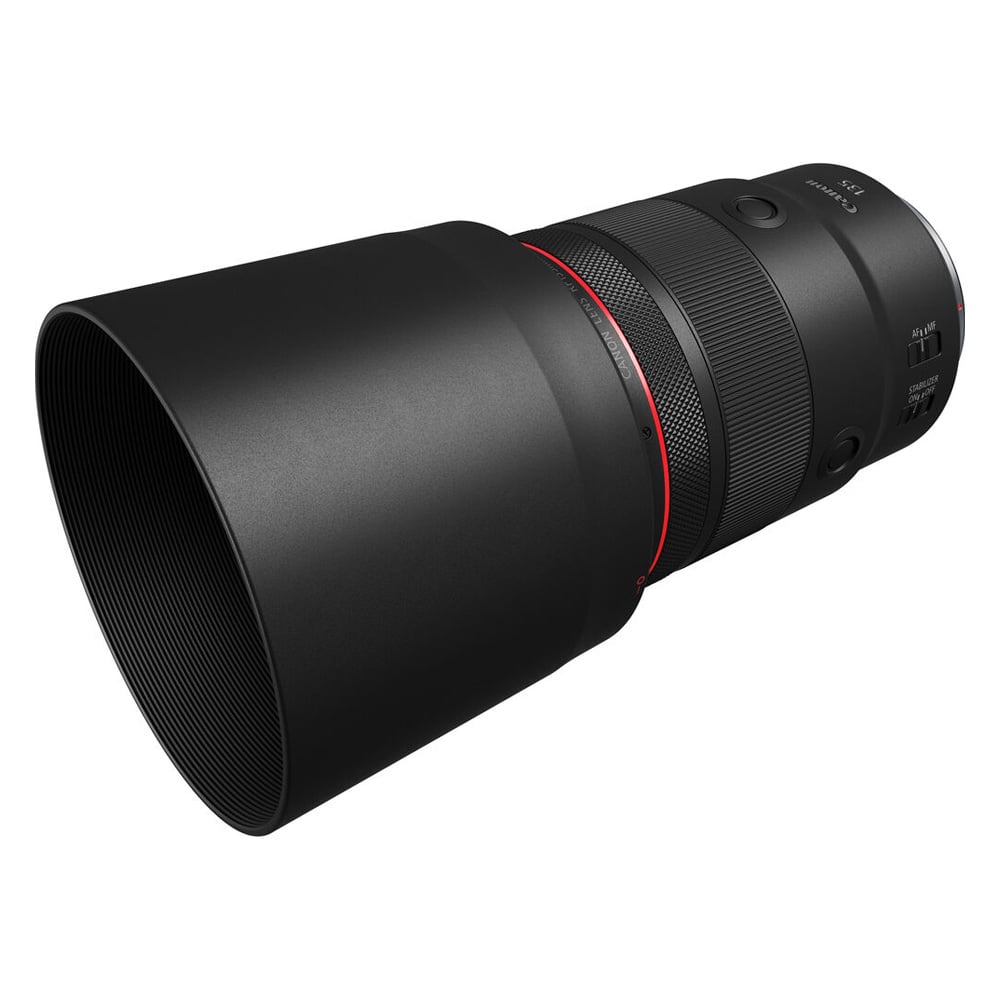 Canon RF 135mm f/1.8L IS USM telephoto lens for full-frame cameras with fast aperture, advanced optics, and 5.5-stop image stabiliser