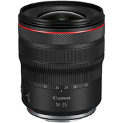 Canon RF 14-35mm f/4L IS USM ultra-wide zoom lens – lightweight, sharp, and stabilized for landscapes, interiors, and travel.