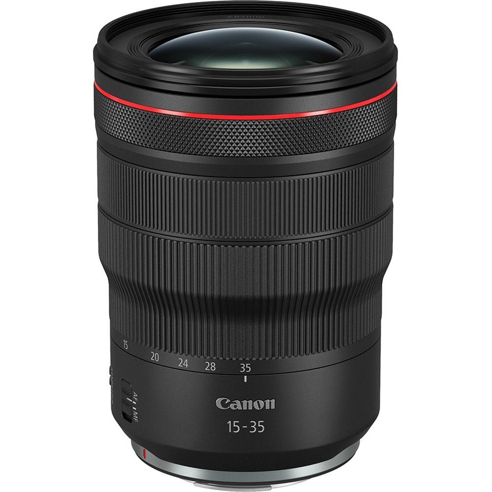 Canon camera lens on a white background