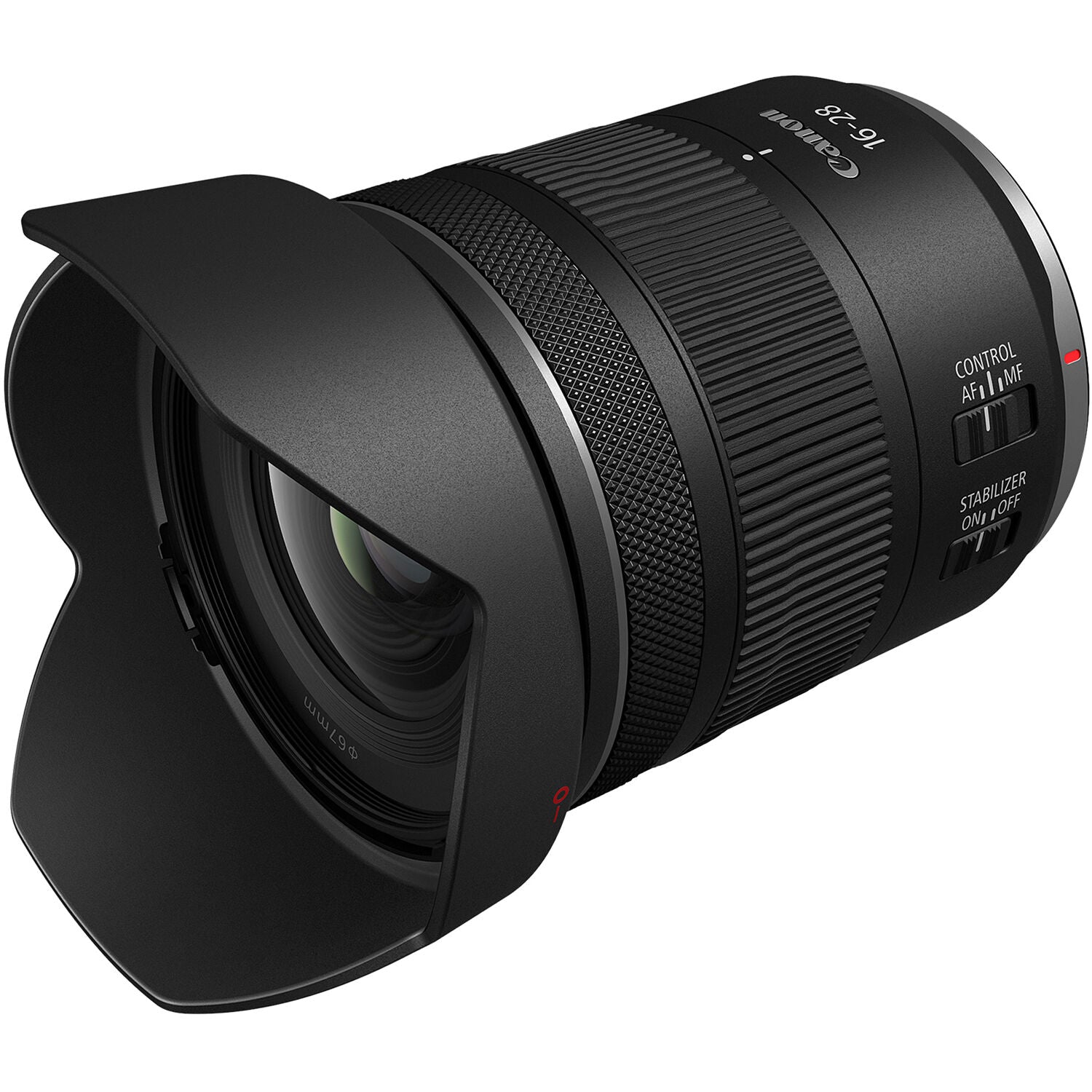 Canon RF 16-28mm f/2.8 IS STM ultra-wide-angle lens with optical image stabilisation and silent STM autofocus