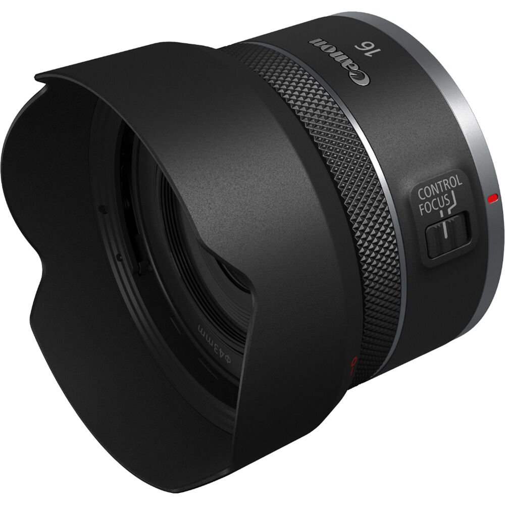 Canon RF 16mm f/2.8 STM ultra-wide-angle lens with compact design and smooth STM autofocus