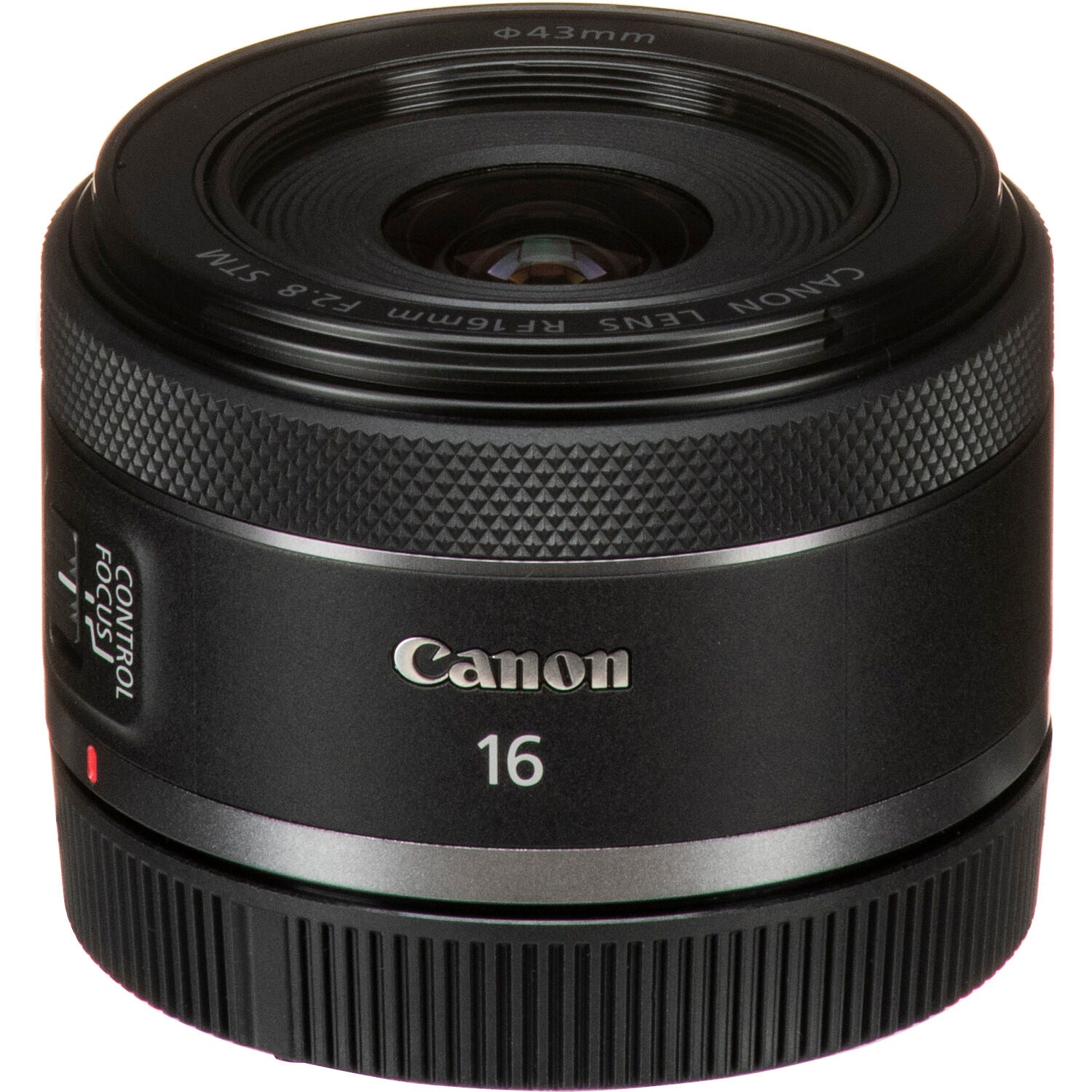 Canon RF 16mm f/2.8 STM ultra-wide-angle lens with compact design and smooth STM autofocus