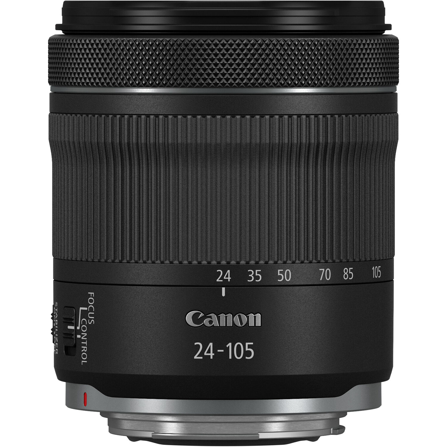 Canon RF 24-105mm f/4-7.1 IS STM lens for EOS R cameras with versatile zoom, optical image stabilisation, and Center Macro Focus
