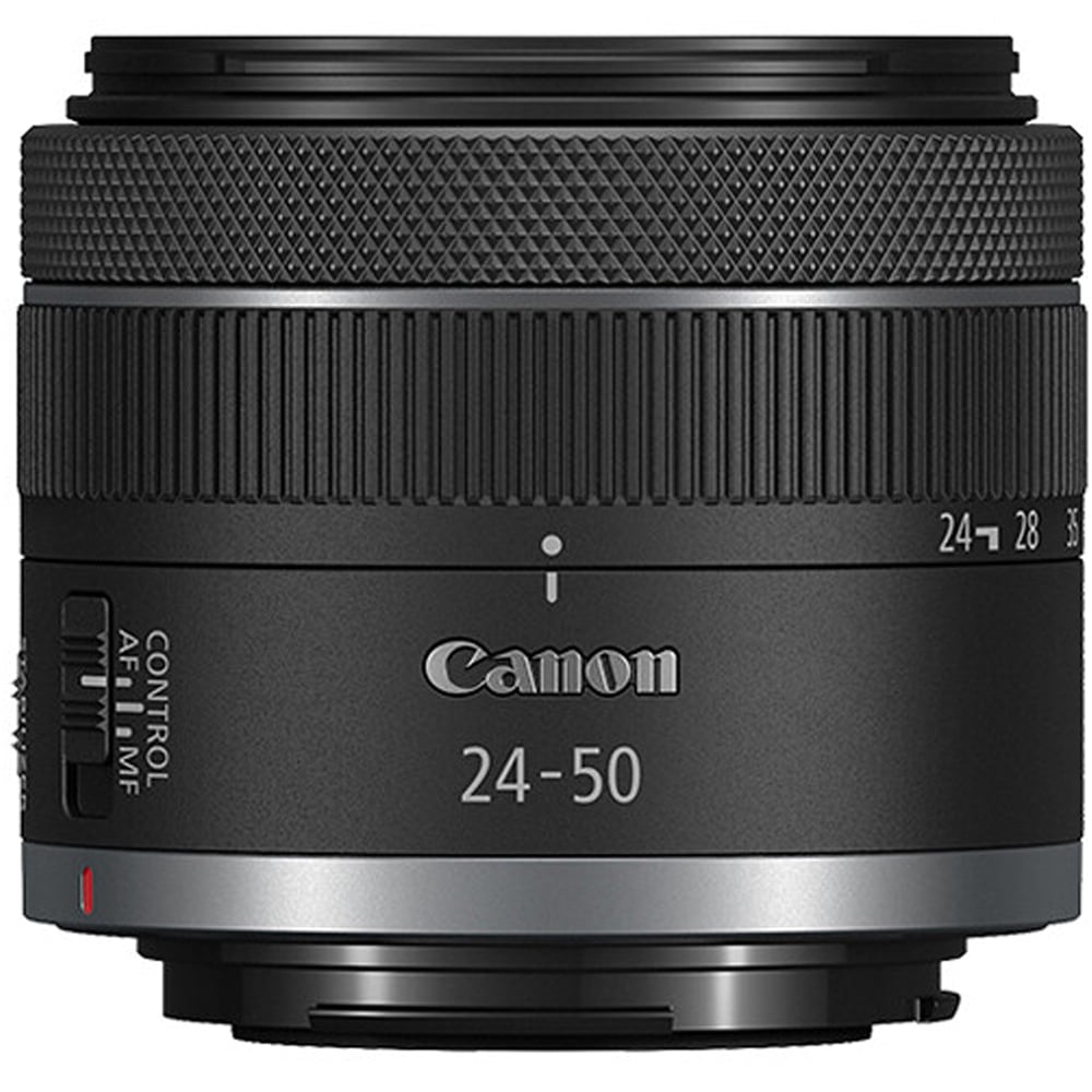 Full-frame Canon RF 24-50mm f/4.5-6.3 IS STM lens with smooth STM focusing and 4.5-stop stabilisation