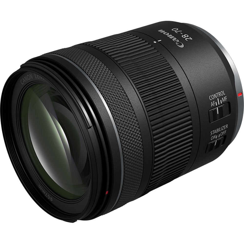 Canon RF 28-70mm f/2.8 IS STM full-frame standard zoom lens with optical image stabiliser