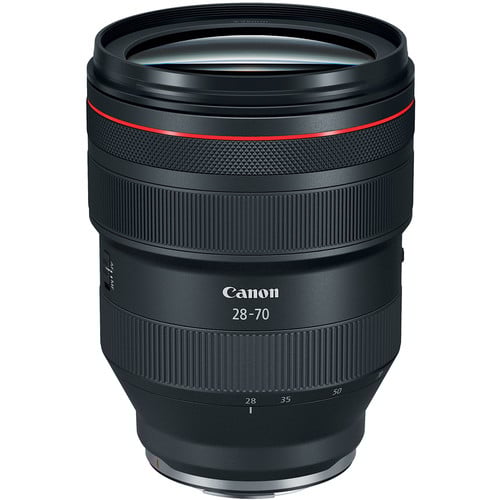 Canon RF 28-70mm f/2 L USM Lens – ultra-bright zoom with exceptional image quality and professional build, perfect for weddings, portraits, and events.