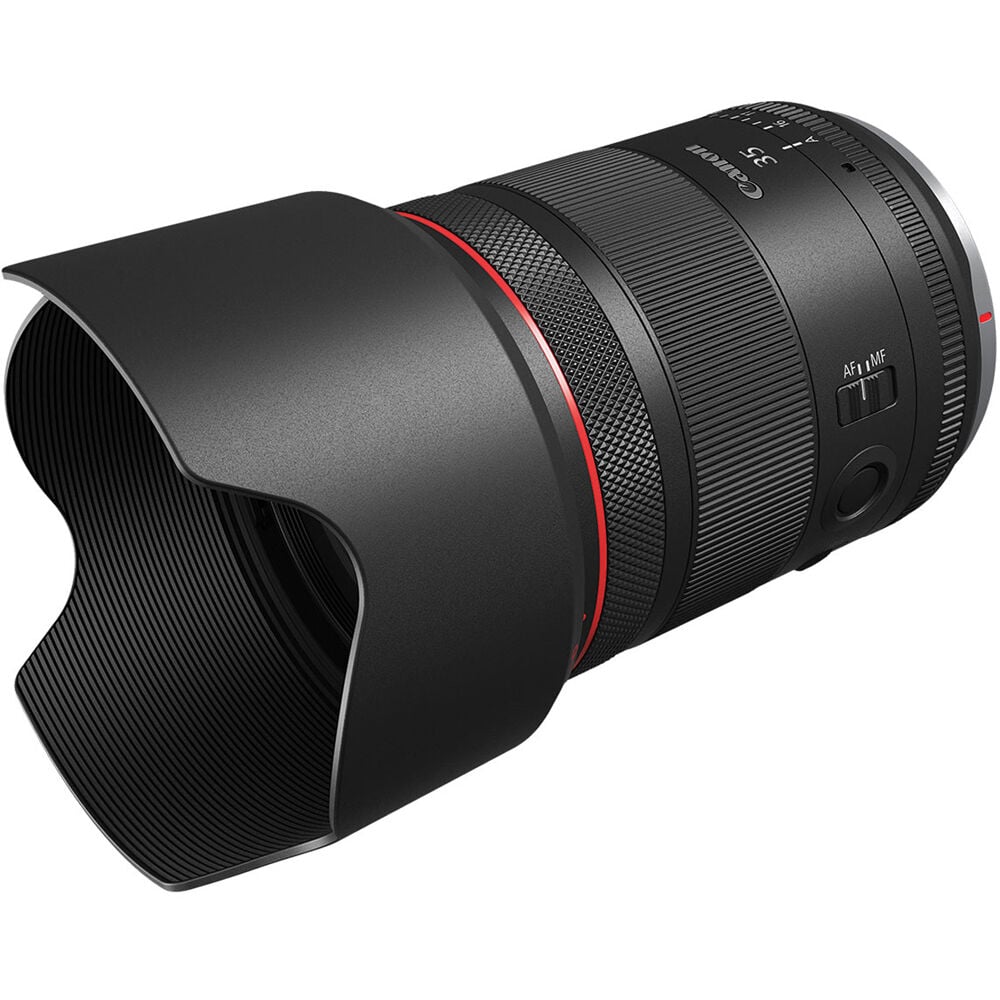 Canon RF 35mm f/1.4 L VCM wide-angle prime lens with fast aperture