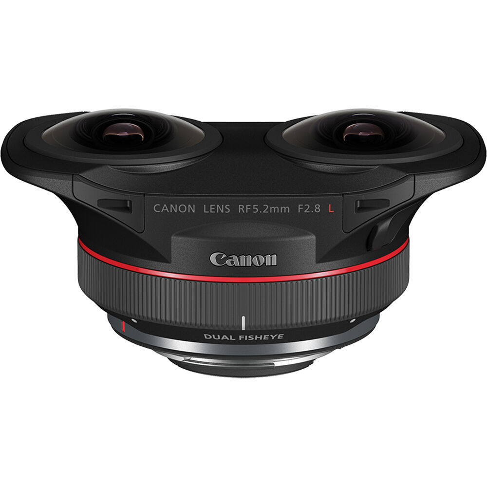 Canon RF 5.2mm f/2.8L Dual Fisheye lens for 180-degree VR content