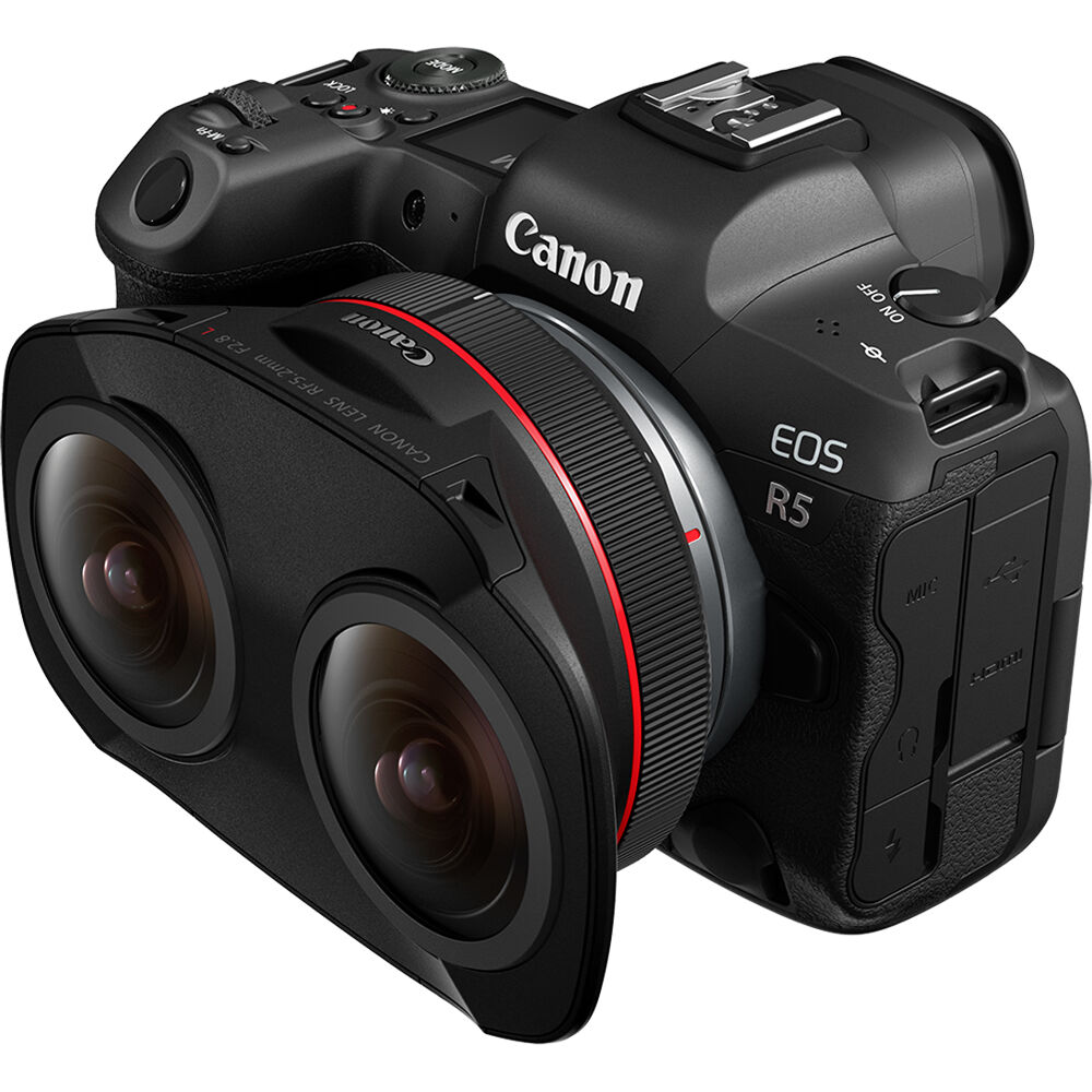 Canon RF 5.2mm f/2.8L Dual Fisheye lens for 180-degree VR content