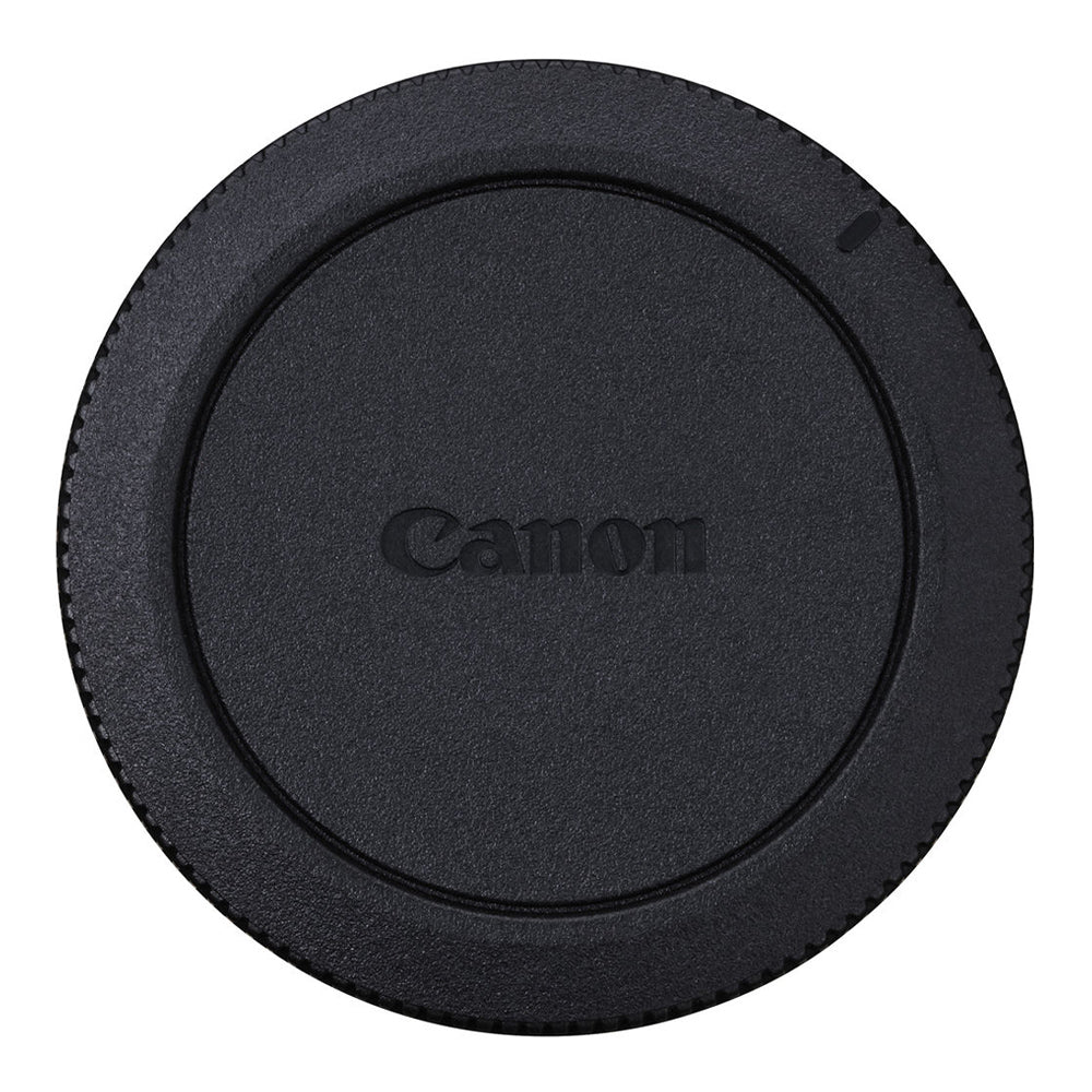 Canon RF-5 Body Cap for EOS Cameras: Protective body cap for Canon RF-mount cameras, prevents dust and damage when no lens is attached. Compatible with EOS R5, R6, R, RP, R3, R7, R10, easy to secure and remove, made from dust-free materials.