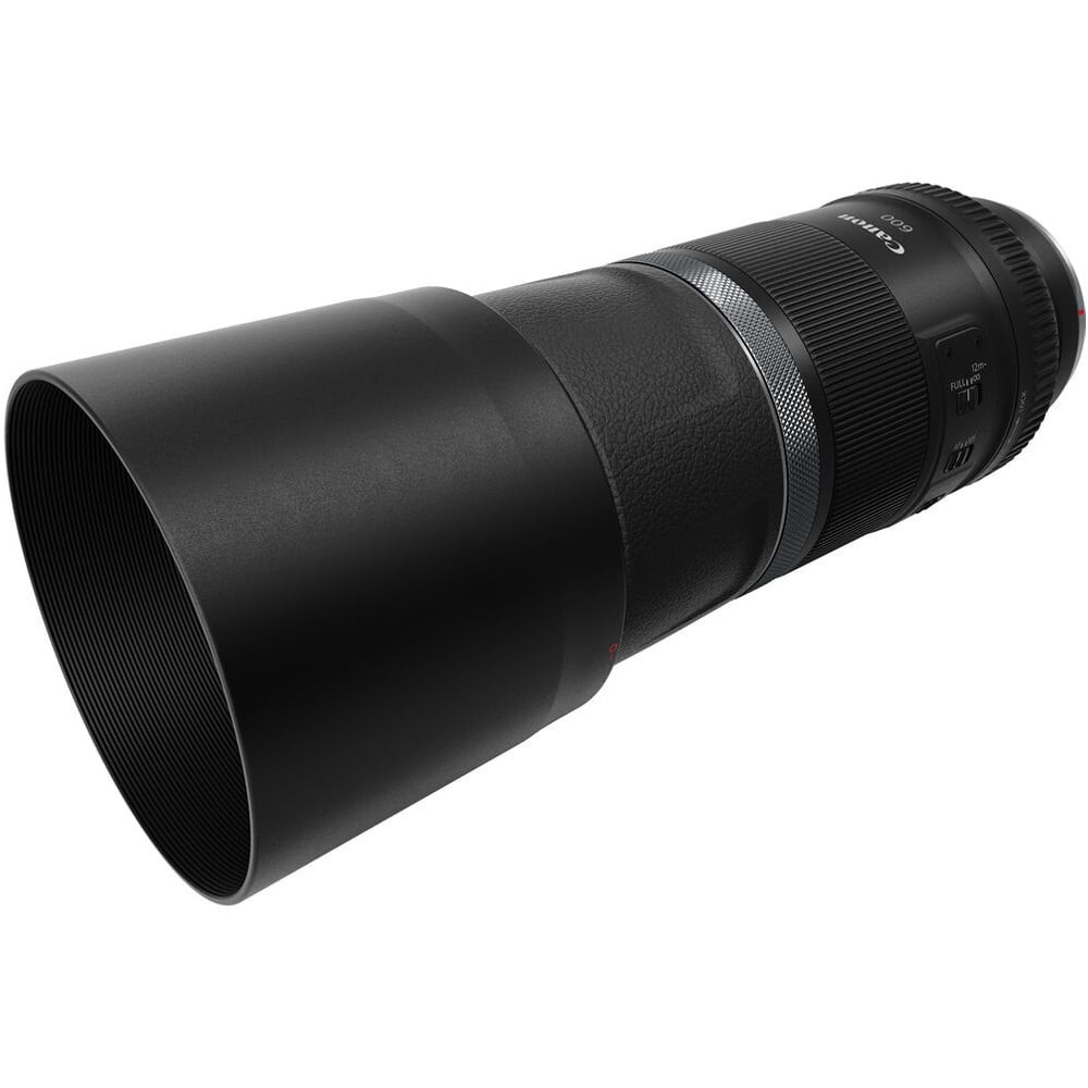 Canon RF 600mm f/11 IS STM super-telephoto lens – lightweight, compact design with built-in image stabilization and quiet autofocus for wildlife and travel photography.