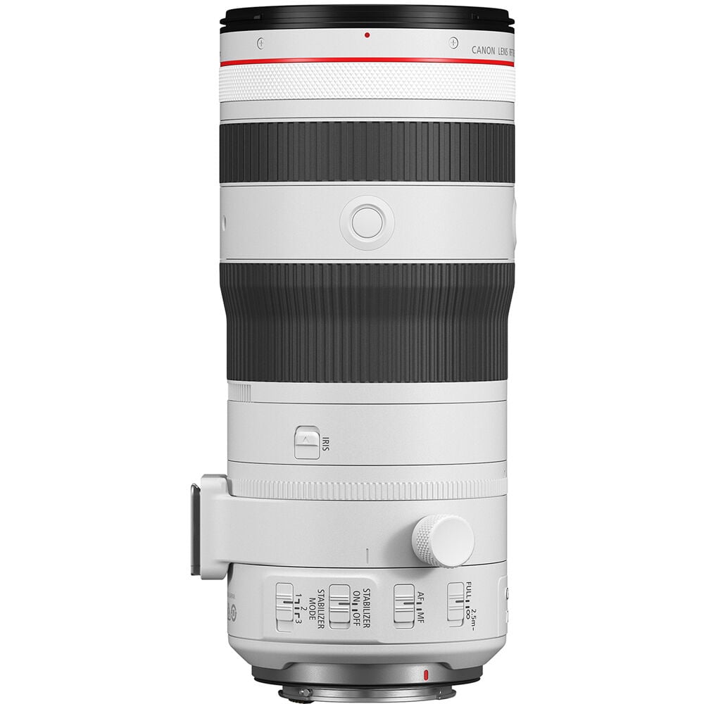 Canon RF 70-200mm f/2.8 L IS USM Z Lens (White) – high-performance telephoto zoom lens for RF-mount cameras with fast f/2.8 aperture, advanced image stabilization, and professional-grade optics.