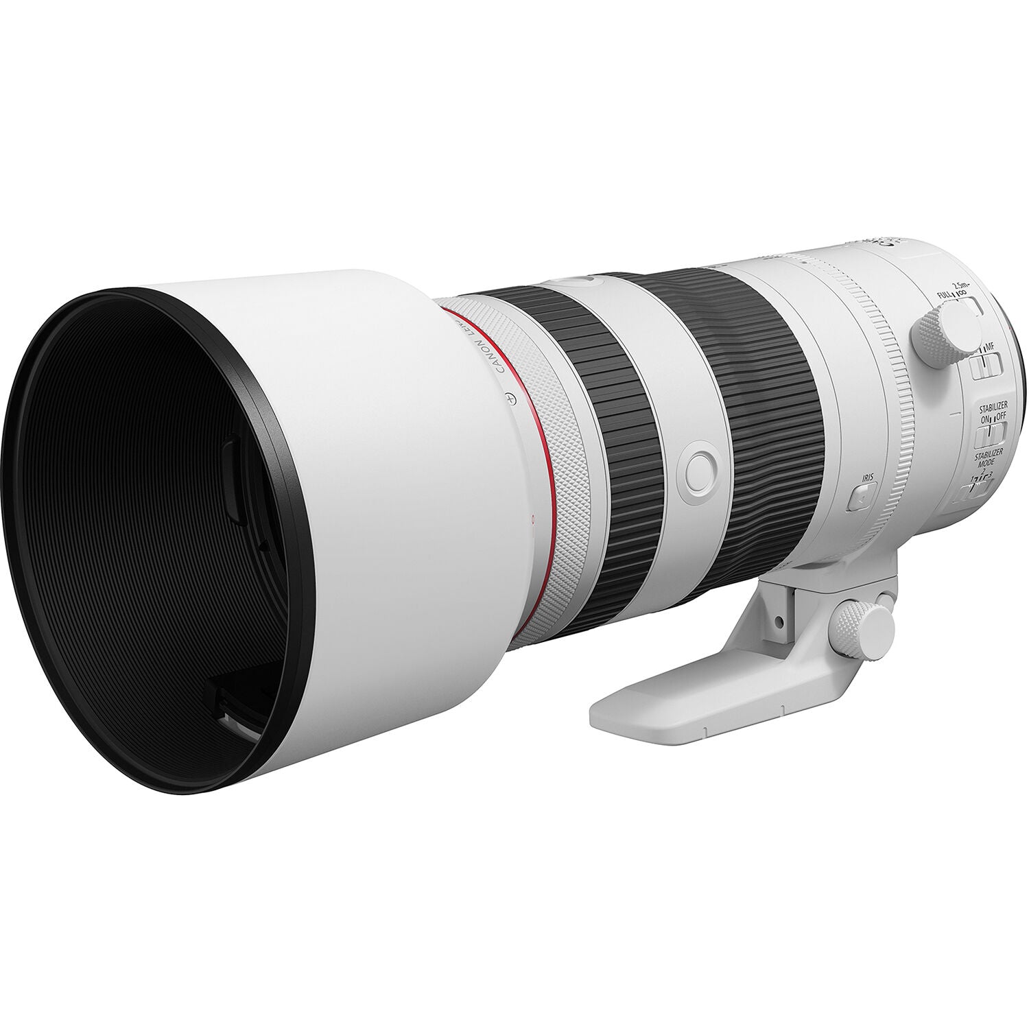 Canon RF 70-200mm f/2.8 L IS USM Z Lens (White) – high-performance telephoto zoom lens for RF-mount cameras with fast f/2.8 aperture, advanced image stabilization, and professional-grade optics.