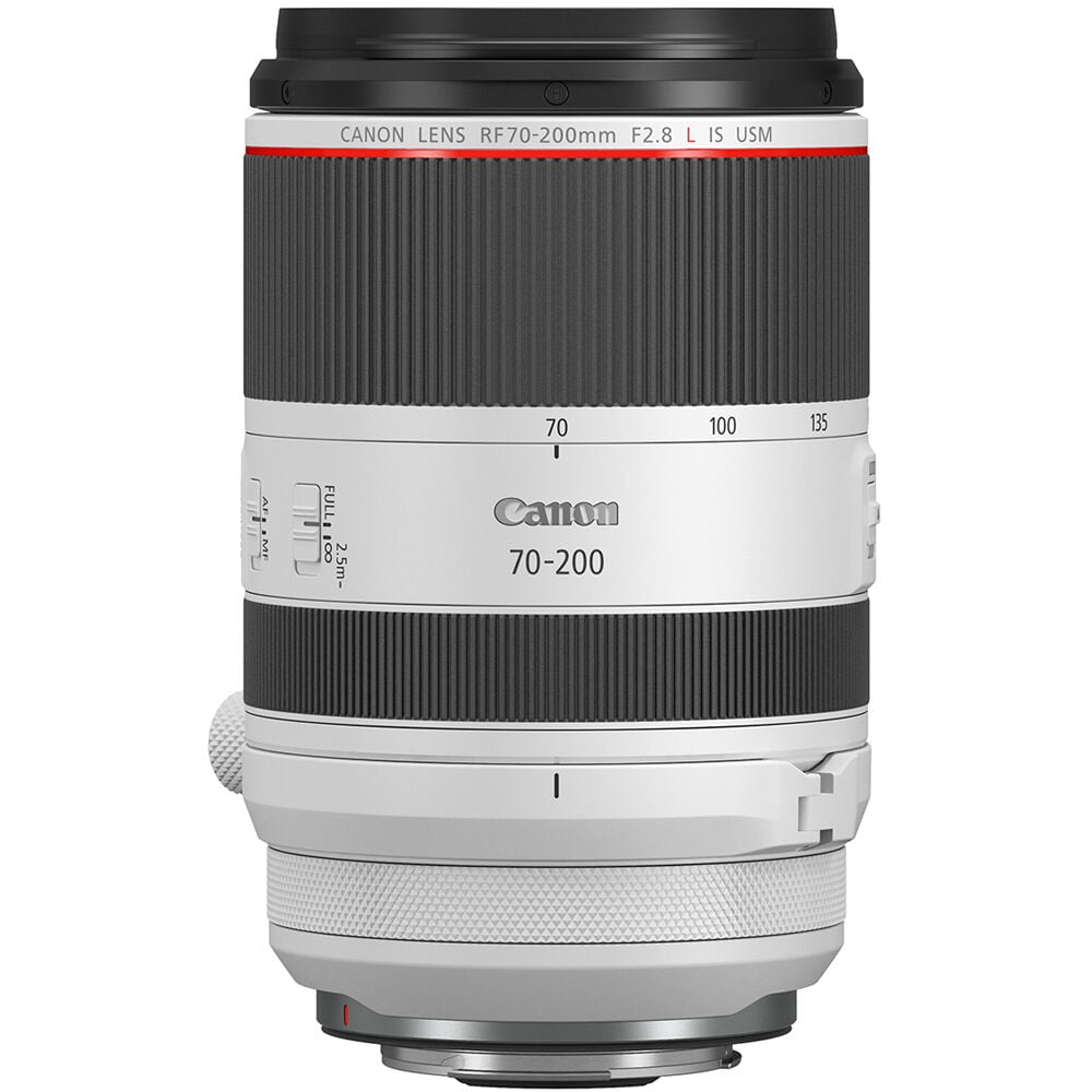 Canon camera lens on a white background