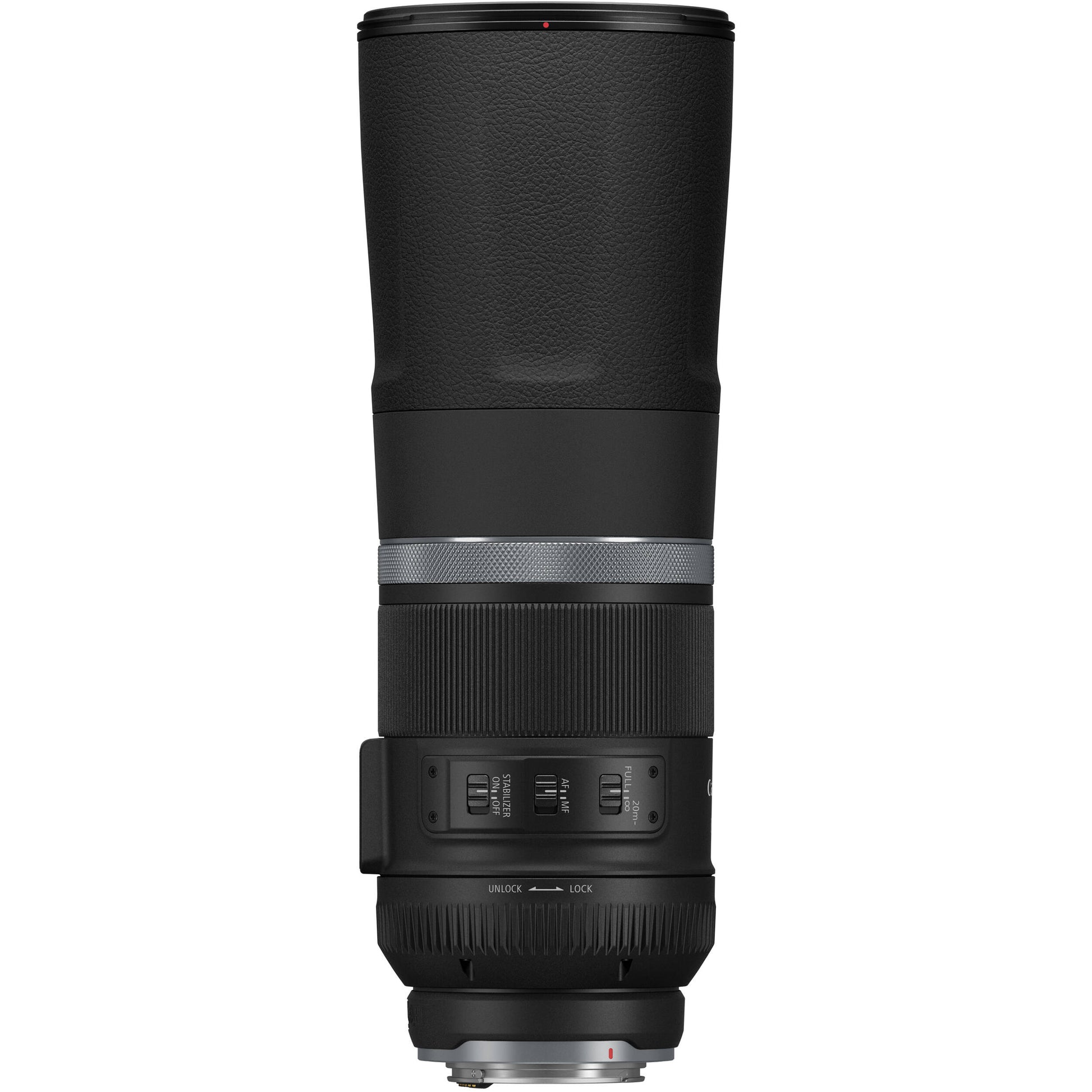 Lightweight Canon RF 800mm f/11 IS STM lens with 4-stop image stabilisation