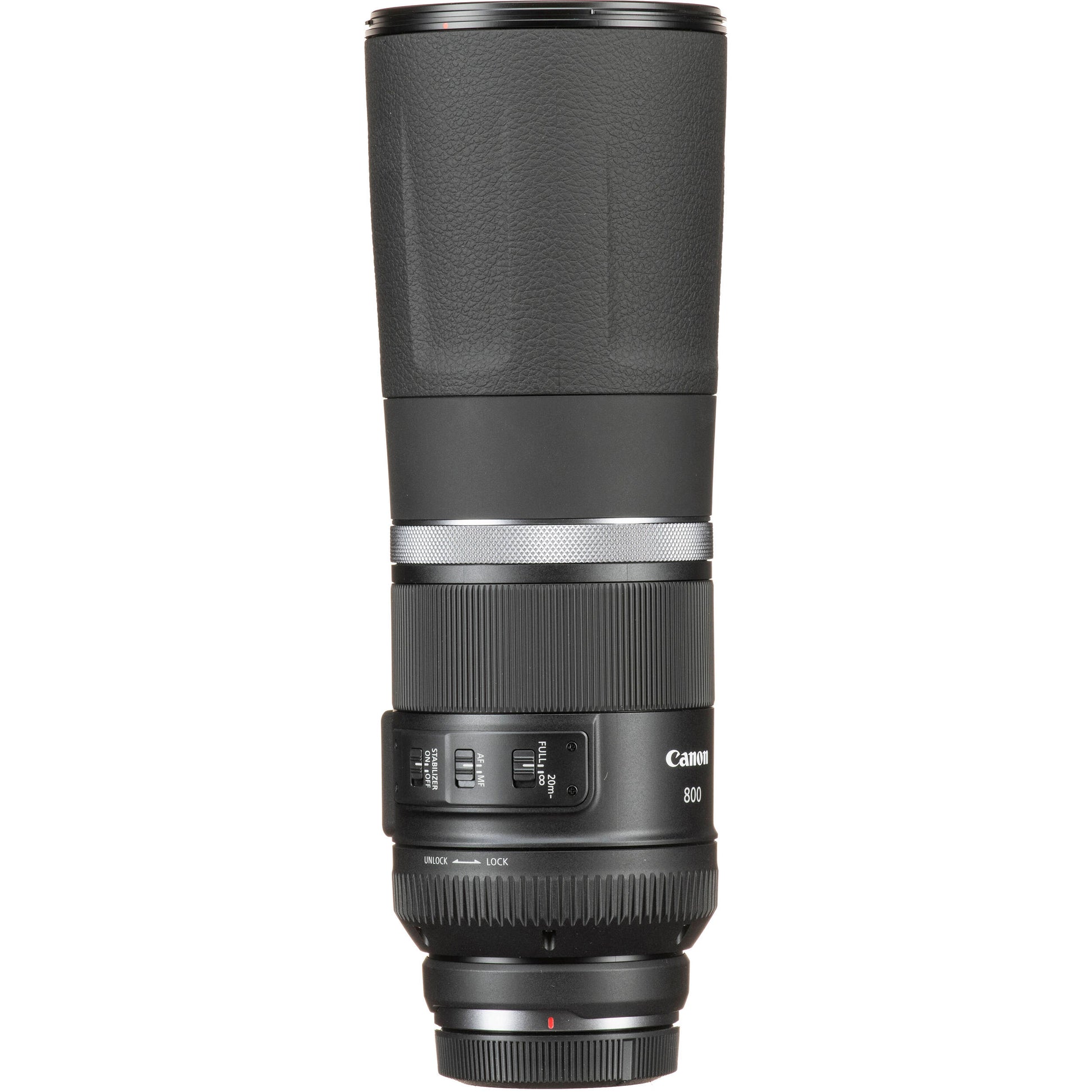 Lightweight Canon RF 800mm f/11 IS STM lens with 4-stop image stabilisation
