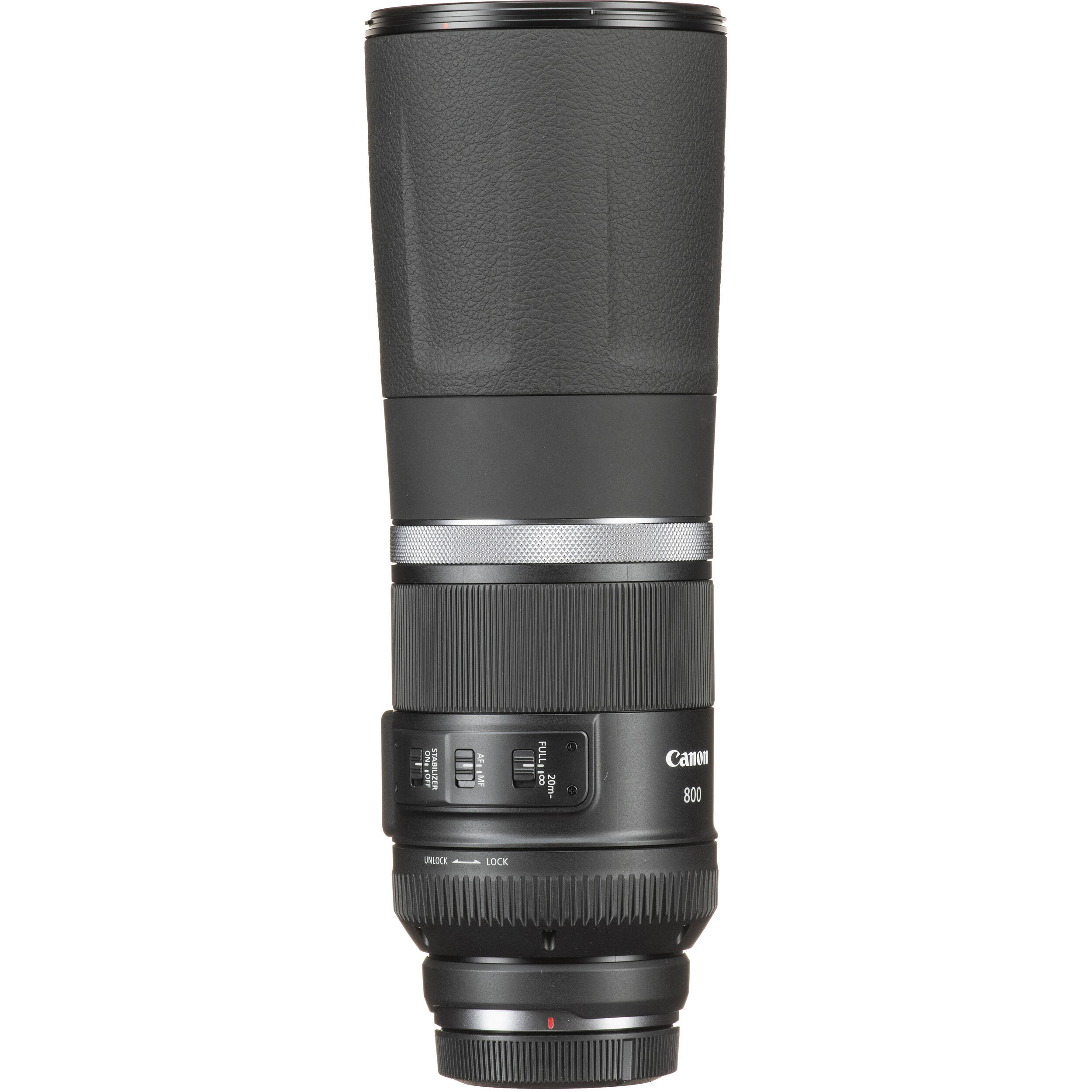 Lightweight Canon RF 800mm f/11 IS STM lens with 4-stop image stabilisation