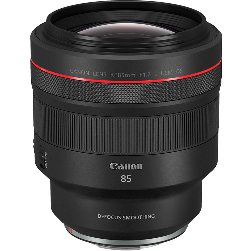 Canon RF 85mm f/1.2L USM portrait lens for EOS R-series cameras