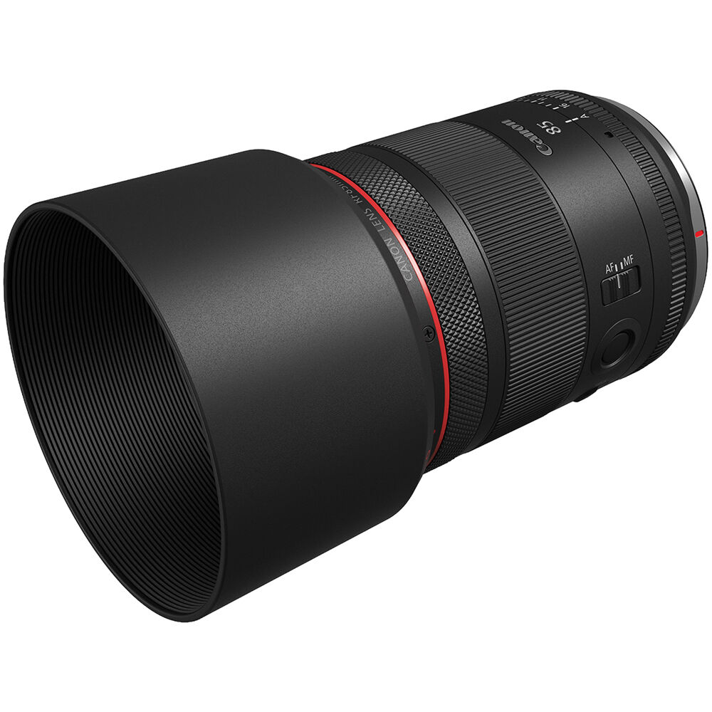 Canon RF 85mm f/1.4 L VCM Lens with bright aperture, creamy bokeh, advanced optics, and fast autofocus for portraits and video